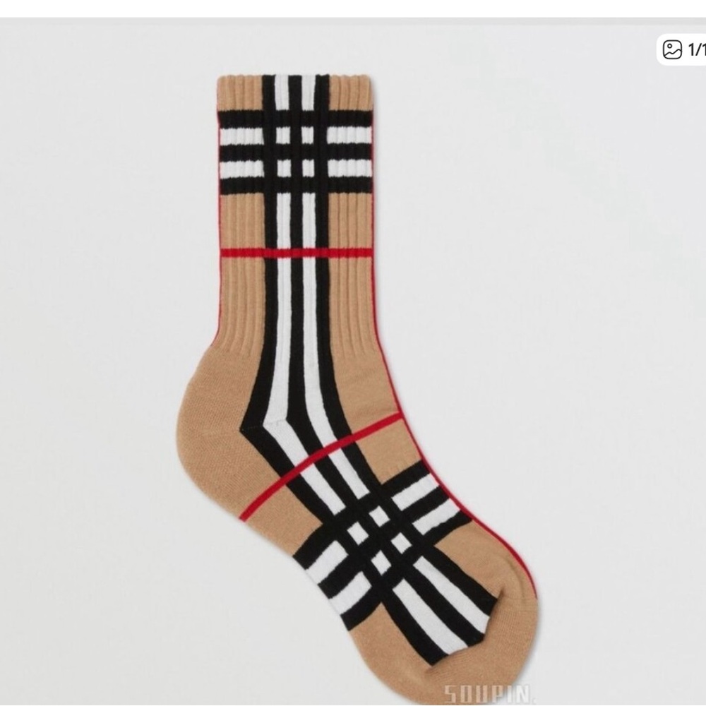 Burberry Patterned Socks